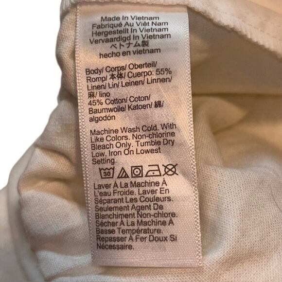 J. Crew Womens Linen Pants Size 14 Lined Pull On Coastal Resort Beach NWT - Picture 5 of 8